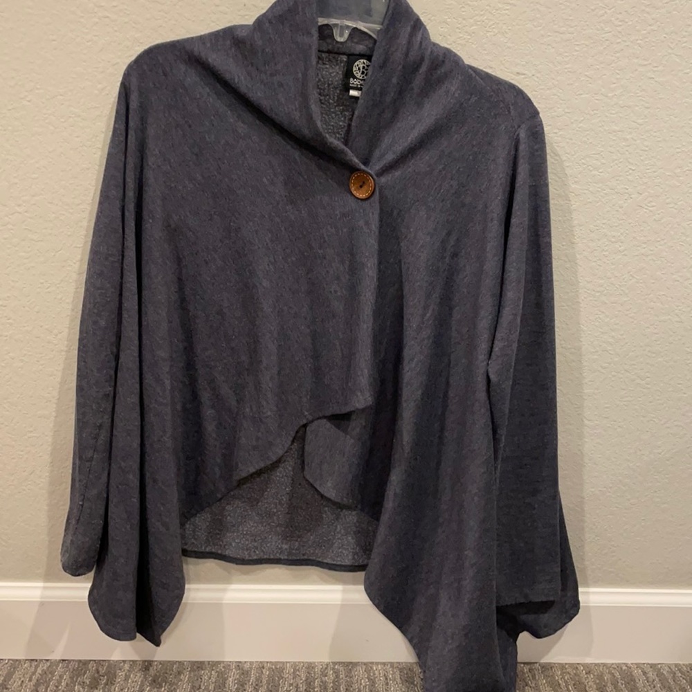 Bobeau One Button Cardigan